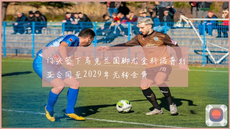 门兴签下乌克兰国脚尤金科诺普利亚合同至2029年无转会费